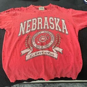 Nebraska university tee